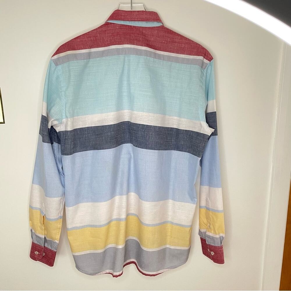 Mens Zents Button Front Shirt Sz 44 - Picture 2 of 3